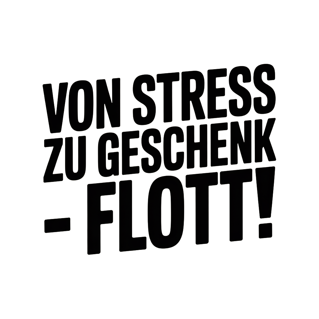 Von Stress zu Geschenk – flott!