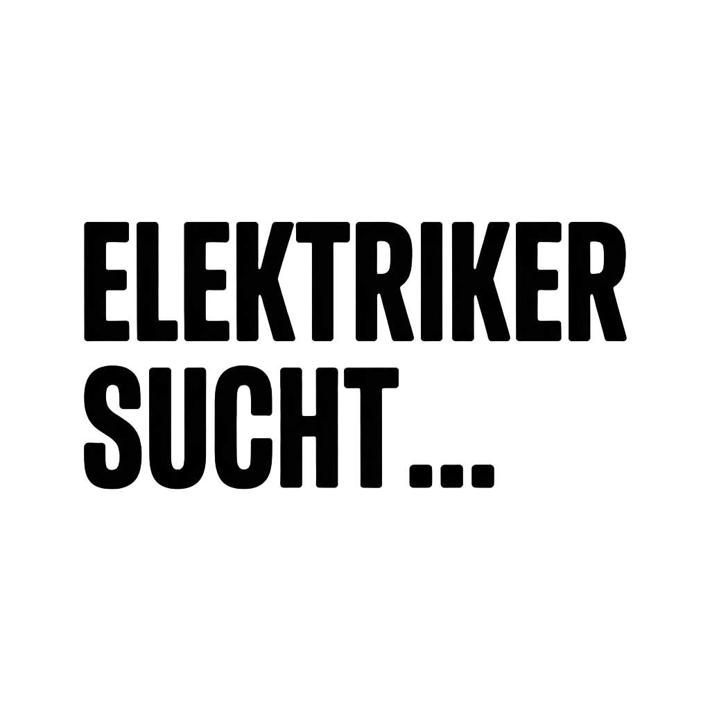 ELEKTRIKER SUCHT…
