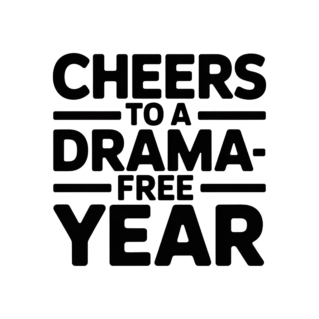 Cheers to a Drama-Free Year