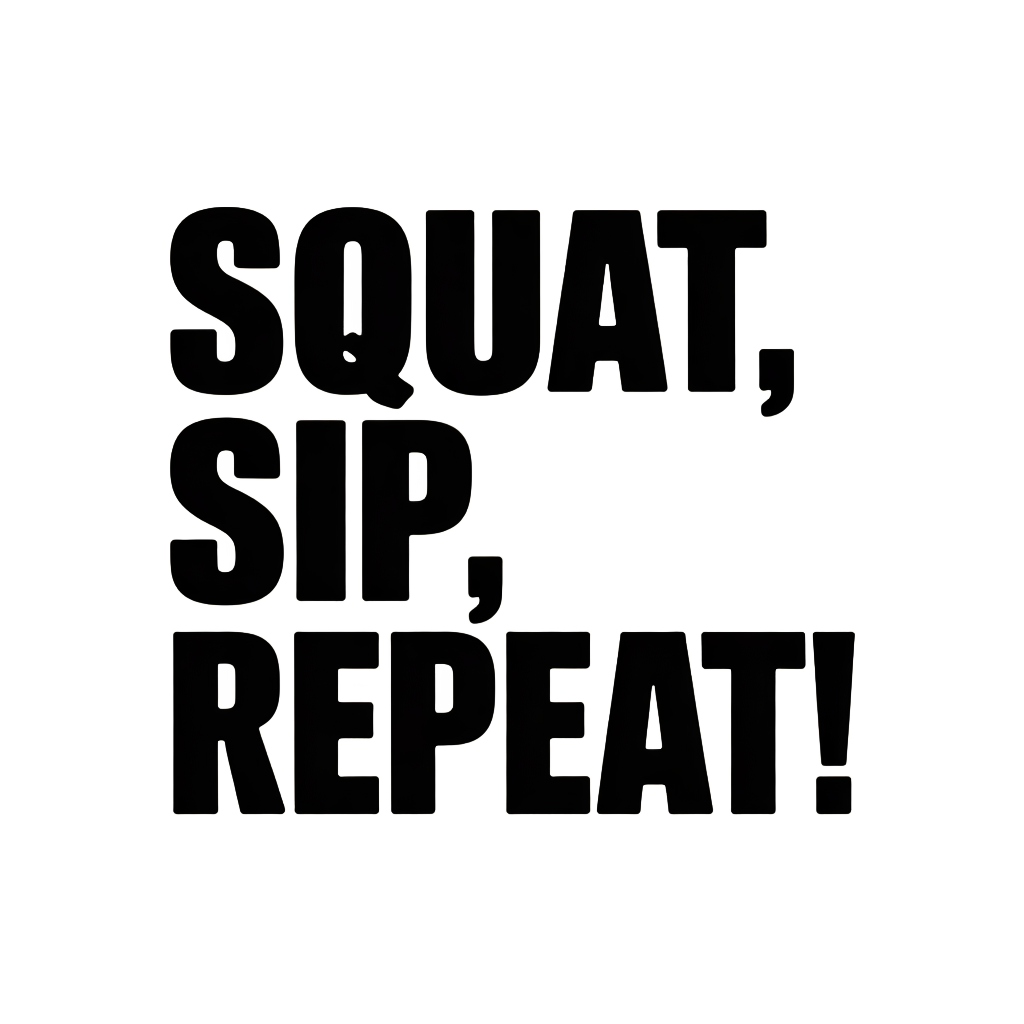 Squat, Sip, Repeat!