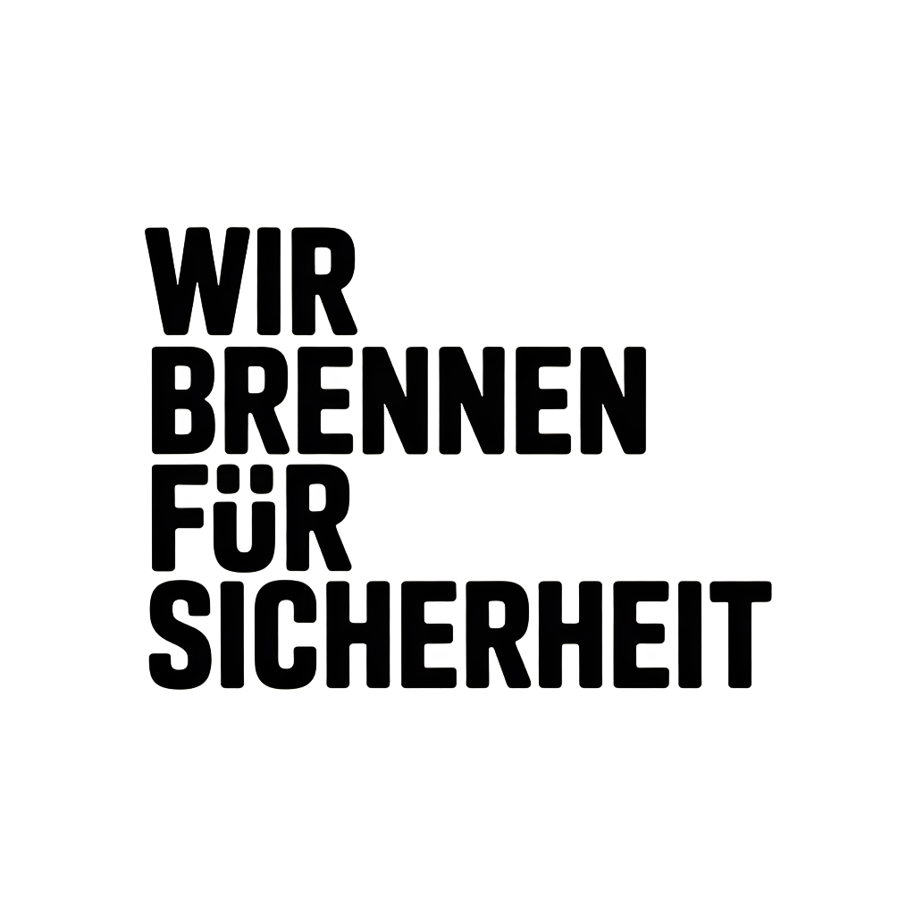 Wir brennen für Sicherheit