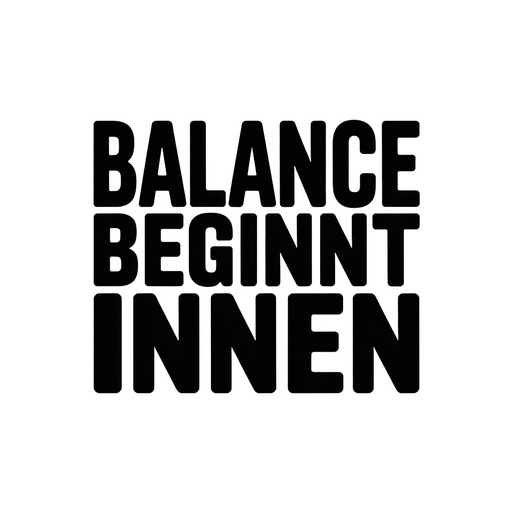 Balance beginnt innen