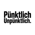 Pünktlich Unpünktlich Lustiges Bahn T-Shirt Spruch Tee