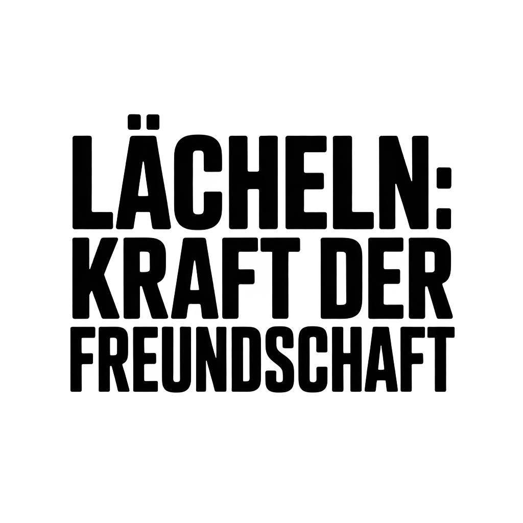Lächeln: Kraft der Freundschaft