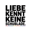 Liebe Kennt Keine Schublade Pride CSD T-Shirt Tee