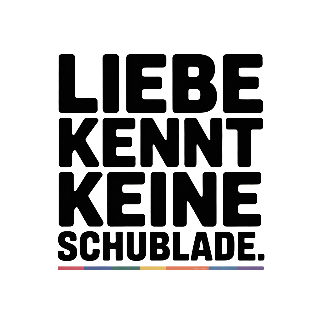 Liebe Kennt Keine Schublade Pride CSD T-Shirt Tee