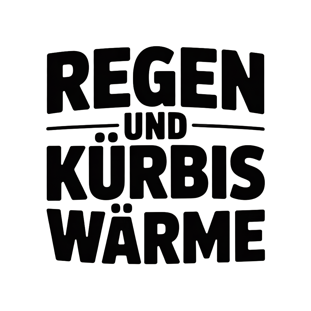 Regen und Kürbiswärme
