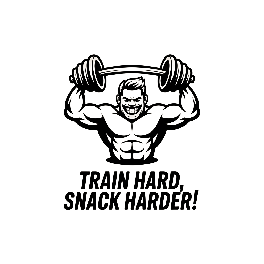 Train hard, snack harder!