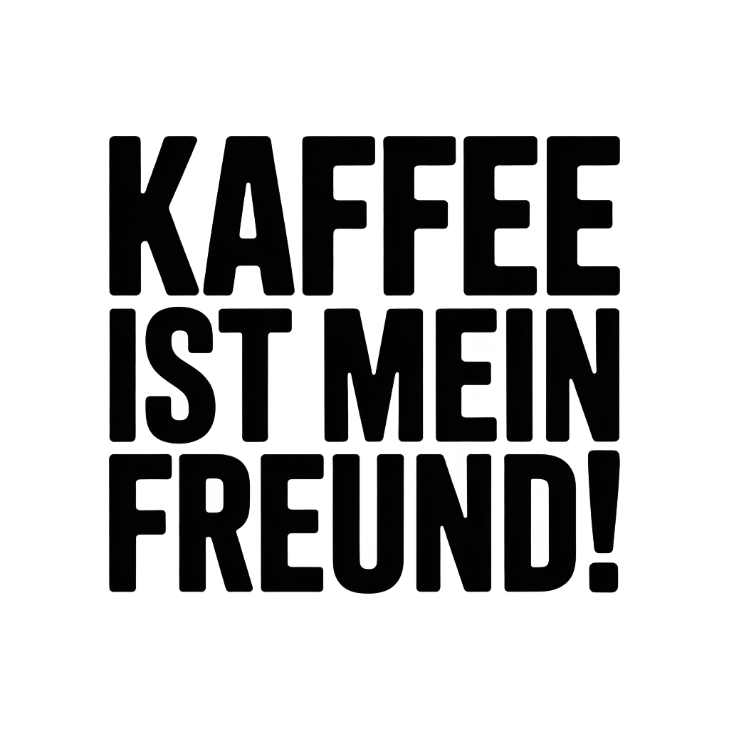 Kaffee ist mein Freund!