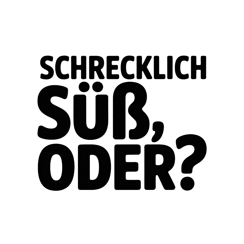Schrecklich süß, oder?