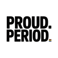 Proud Period Pride LGBTQ Statement T-Shirt Tee