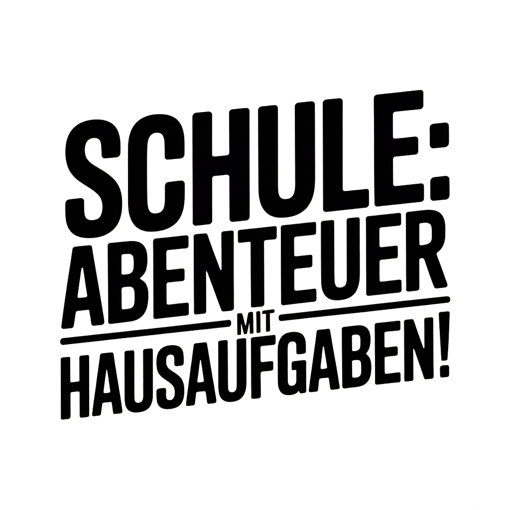 Schule: Abenteuer mit Hausaufgaben!