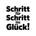 Schritt für Schritt ins Glück!