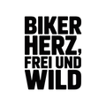 Biker Herz, frei und wild