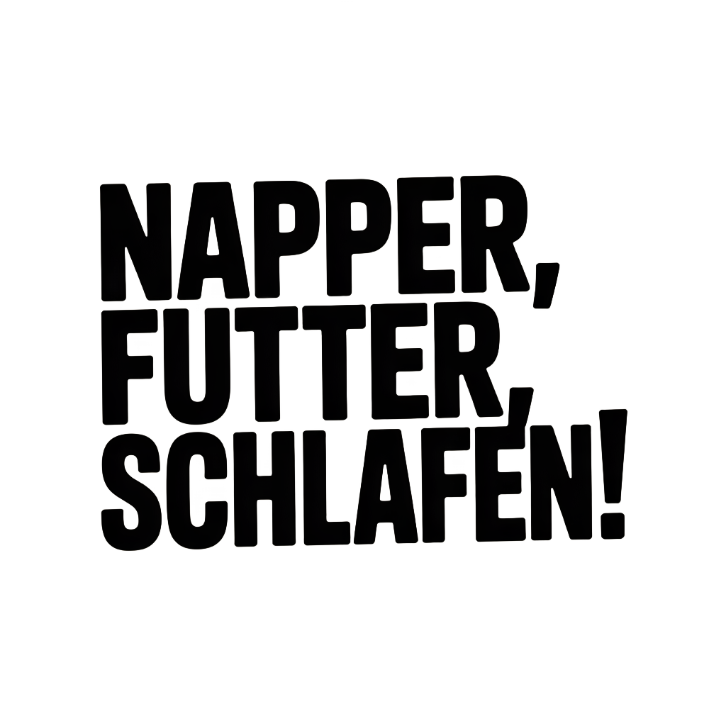 Napper, Futter, Schlafen!