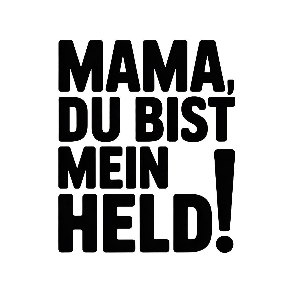 Mama, du bist mein Held!
