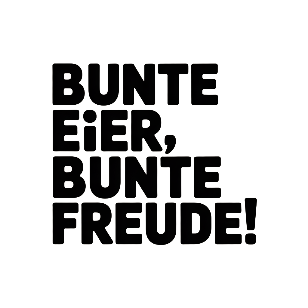 Bunte Eier, bunte Freude!
