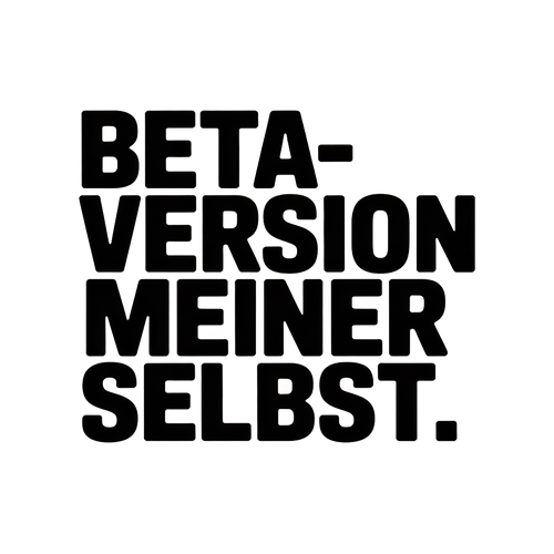 Beta Version Meiner Selbst Lustiges T-Shirt Spruch Tee
