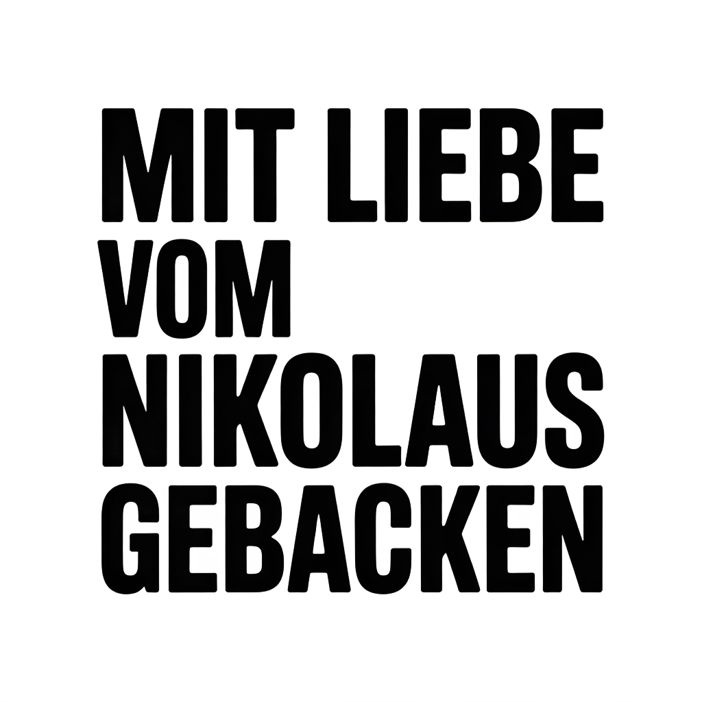 Mit Liebe vom Nikolaus gebacken