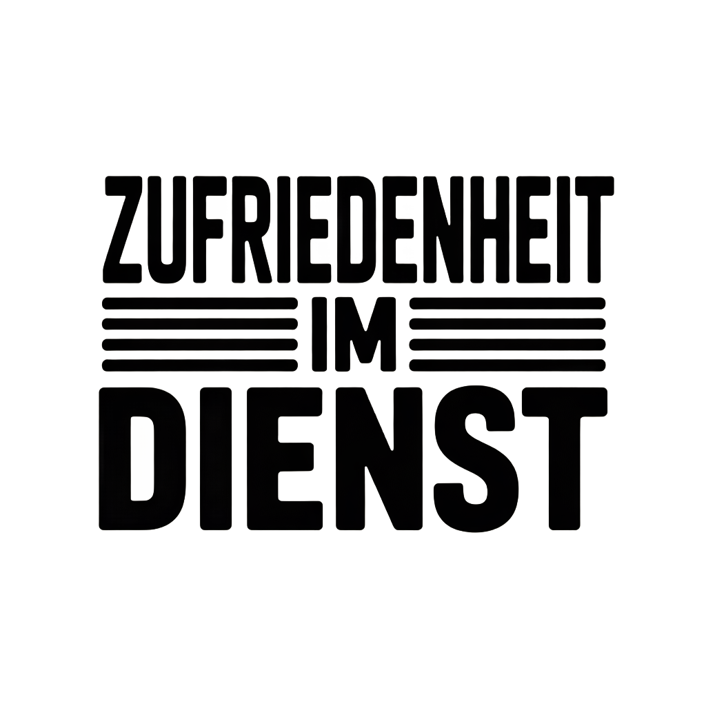 Zufriedenheit im Dienst