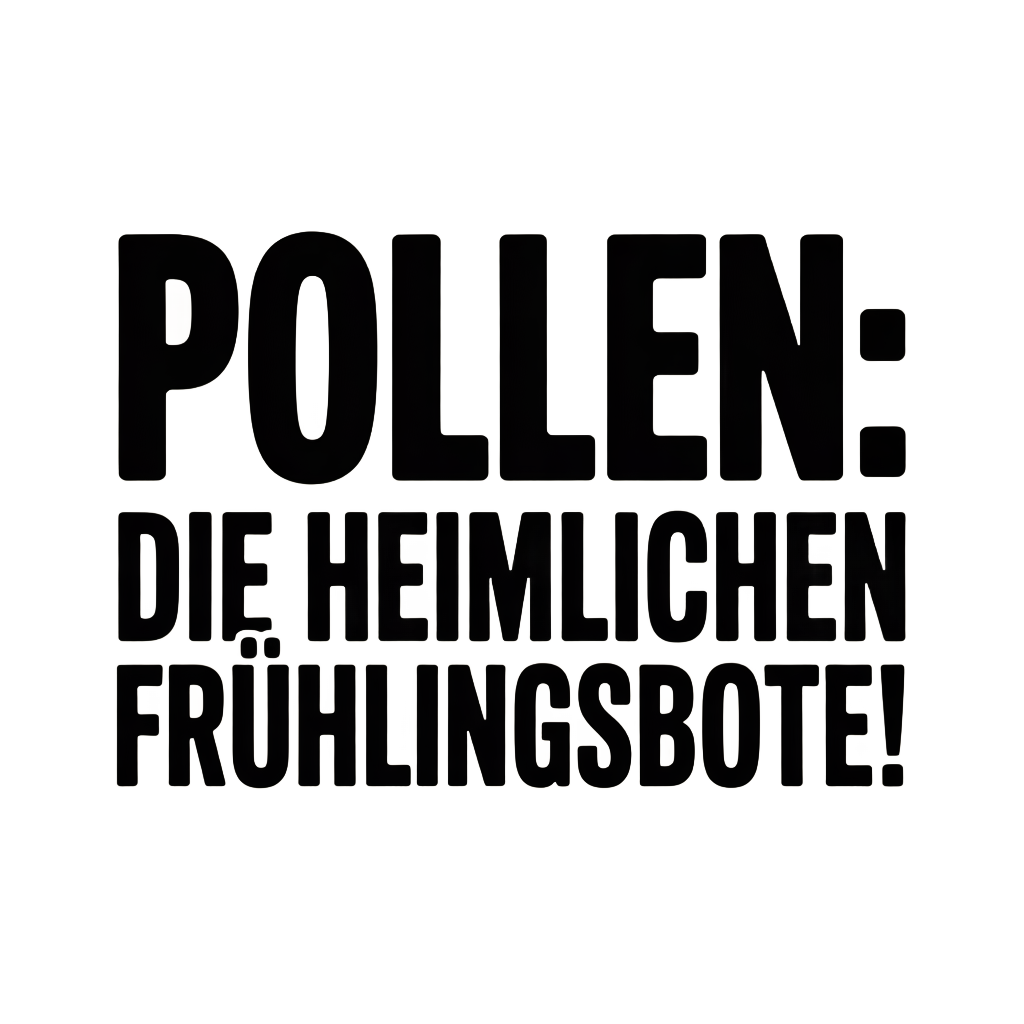 Pollen: Die heimlichen Frühlingsbote!