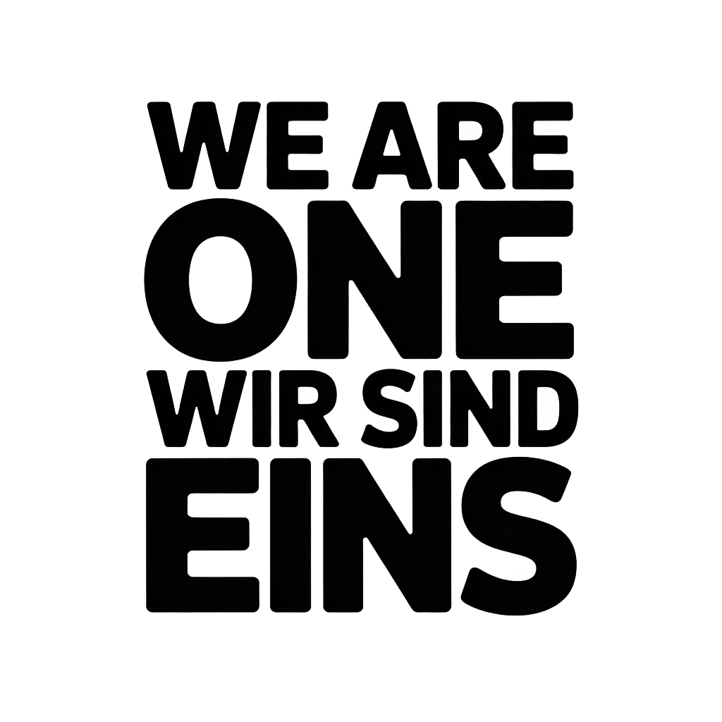We Are One / Wir sind eins