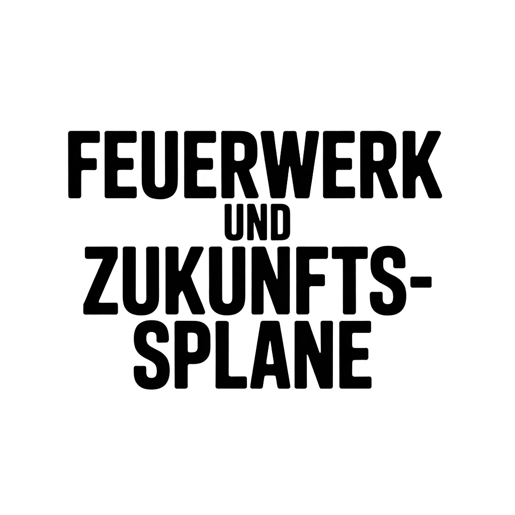 Feuerwerk und Zukunftspläne